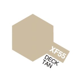 XF-55 Deck Tan, Acrylic Mini 10 ml (penselmaling, mat) - Tamiya